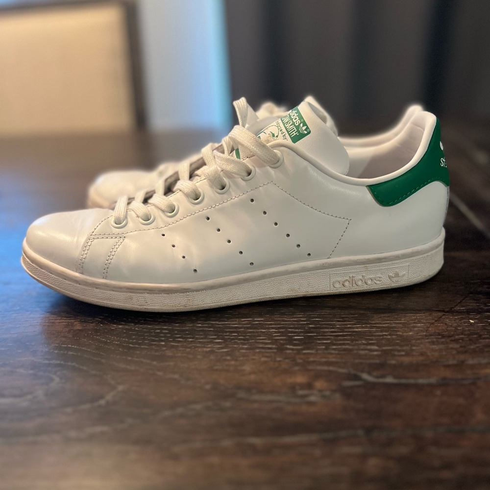 Adidas Stan smith OG shoes white and green